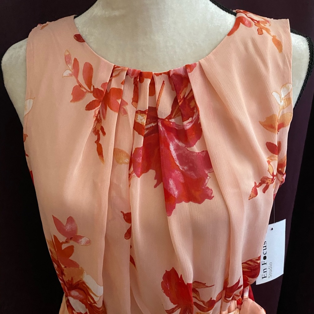 Enfocus Floral Chiffon dress 🌸🌺🌸 - Picture 4 of 10